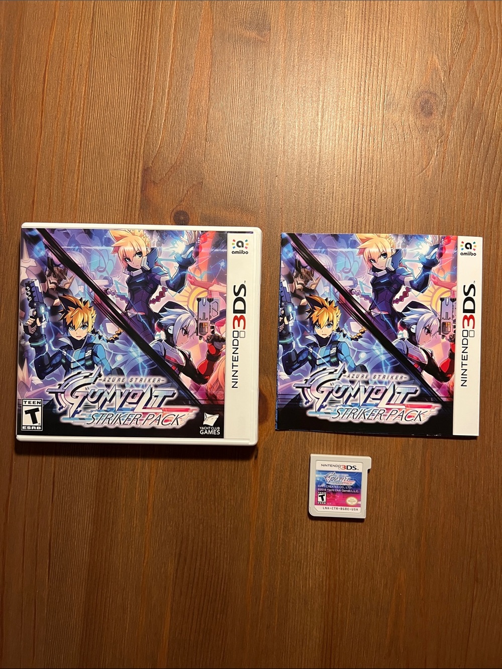 Azure Striker Gunvolt - Striker Pack Nintendo 3DS 2016 Video Game - Complete